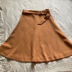 PEPALOVES Anthropologie Modcloth Midi Skirt w/Belt